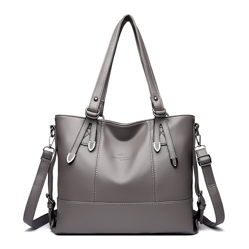 Casual Classy Women's Leather Underarm Large Bags