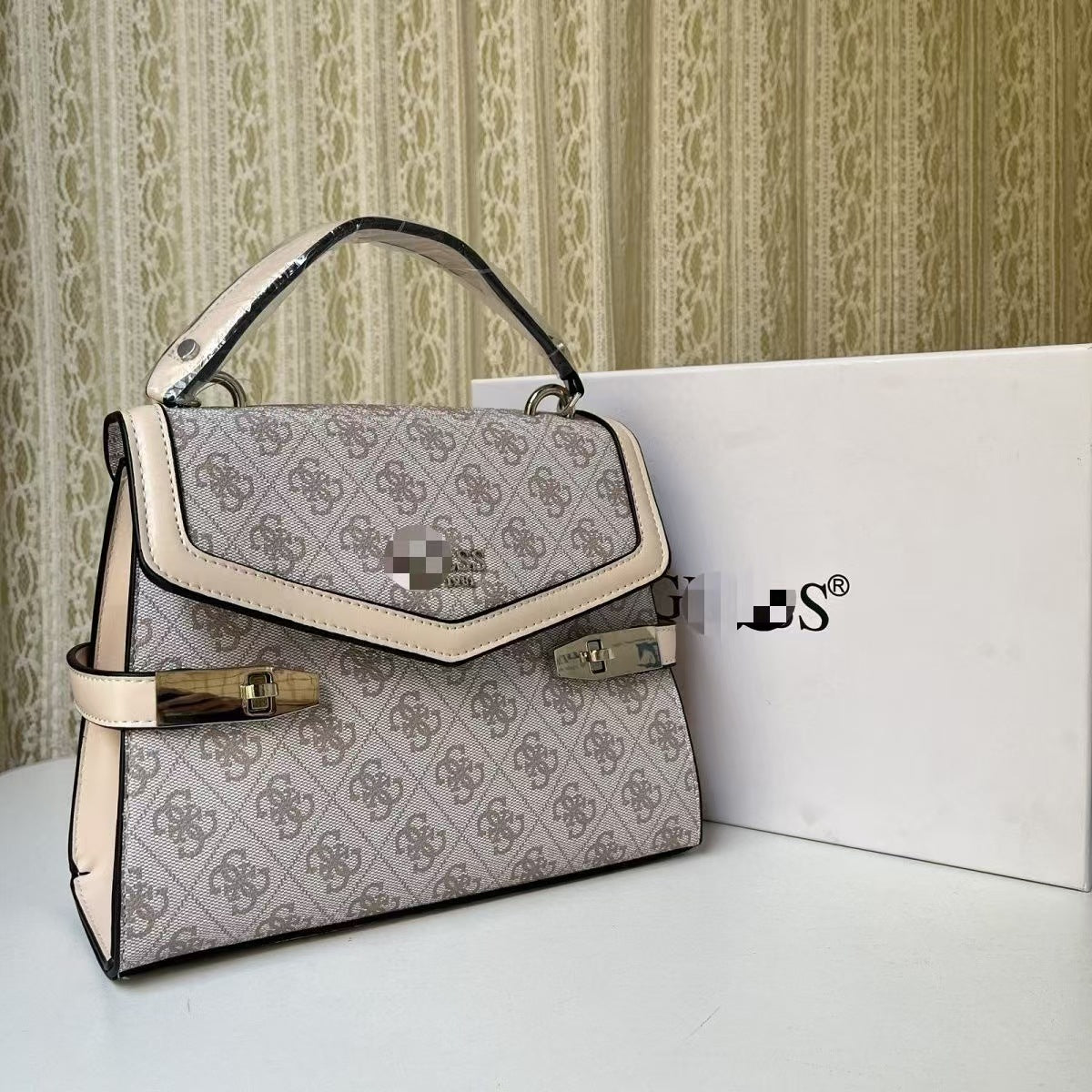 Women's Large Capacity Vintage Fashion Print Kelly Armpit Bags