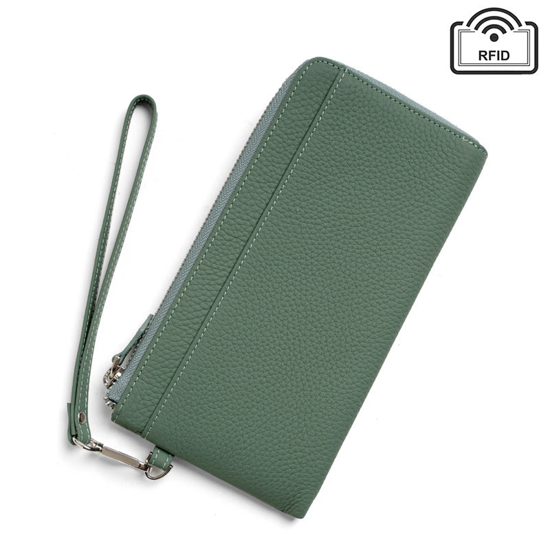 Women's Fashion Leather Long Zipper Hand Carrying Ladies Wallets