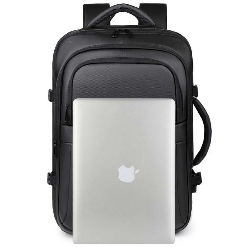 Men's Business Scalable Waterproof Derm High-grade Printable Backpacks