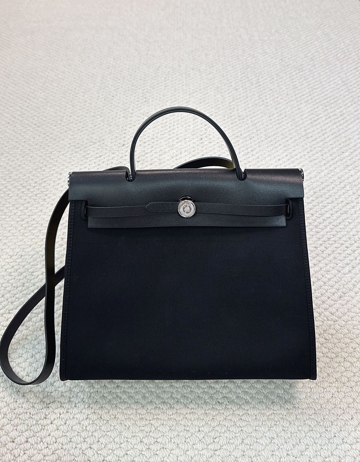 Women's Stitched Cowhide Kelly Color Matching Large Handbags