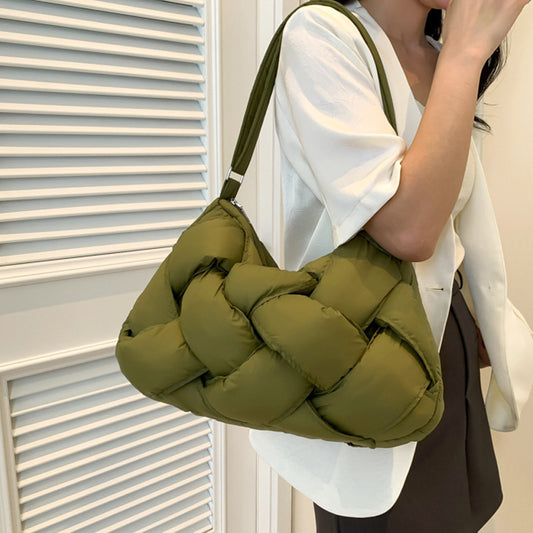 Women's Space Cotton Woven Fashion Jacket Down Bags