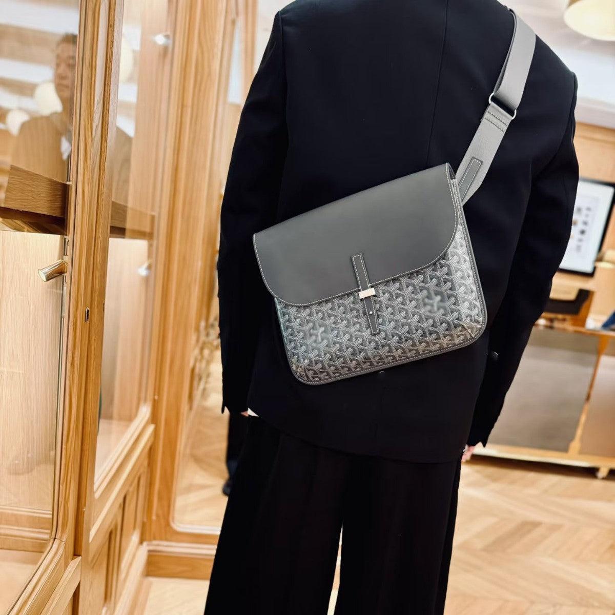 Women's & Men's & Teeth Commuter Flap Canvas Crossbody Bags