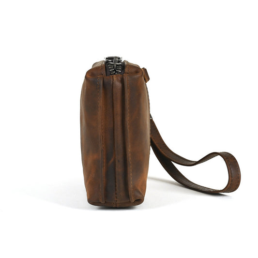 Men's Leather Soft Clutch Retro Cowhide Long Men's Wallets