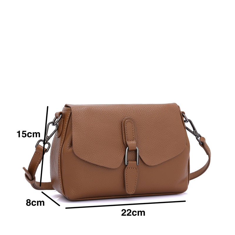 Women's Soft Cow Leather Summer Single Oblique Shoulder Bags