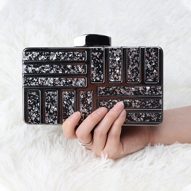 Women's Clutch Acrylic Simple Chain Bridal Dress Evening Bags