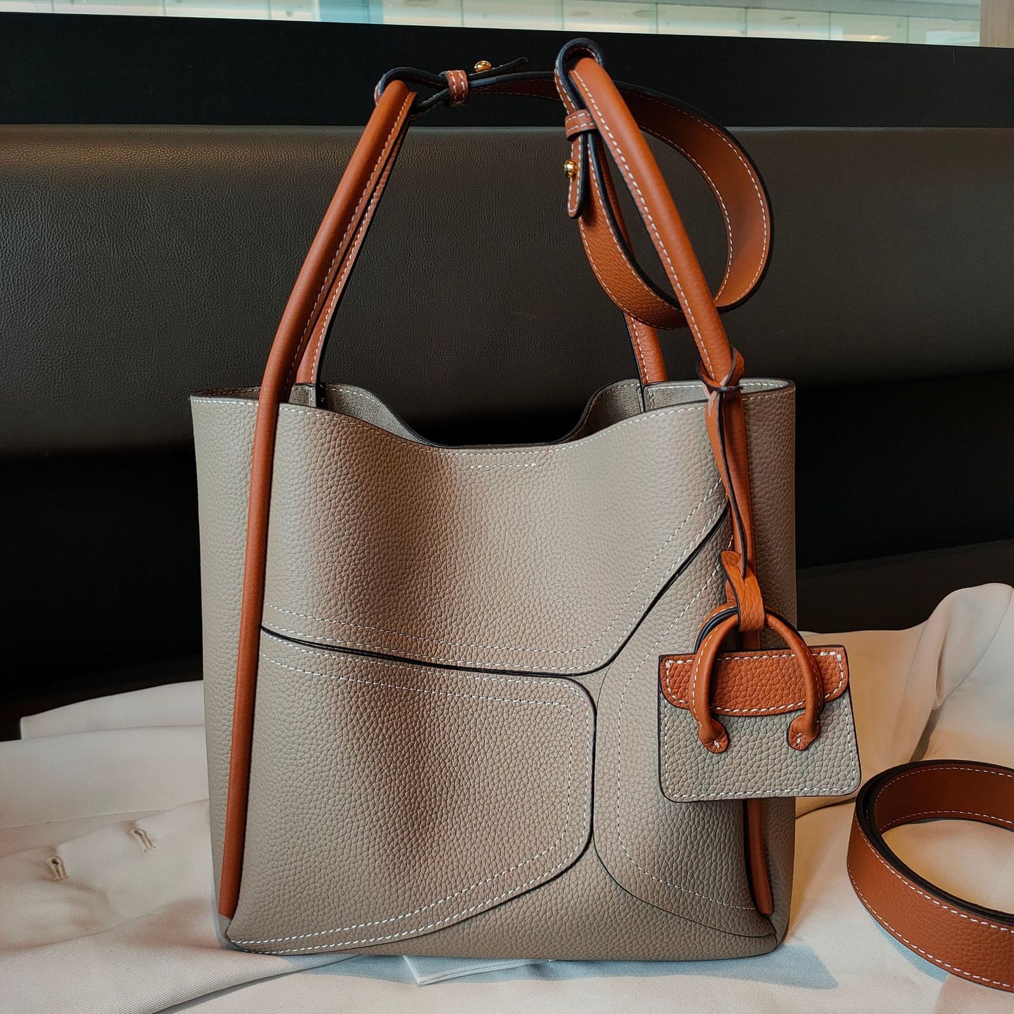 Underarm Leather Large Capacity Totes First Shoulder Bags