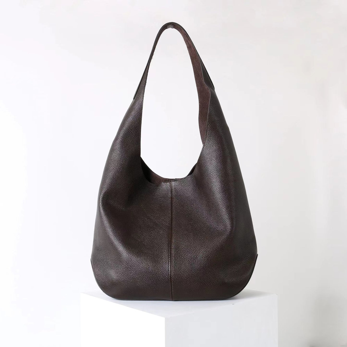Layer Cowhide Large Capacity Versatile Underarm Handbags
