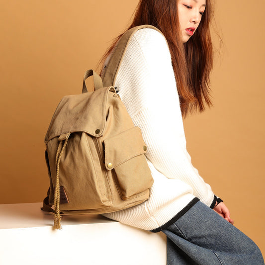 Women's Summer College Korean Style Artistic Computer Backpacks