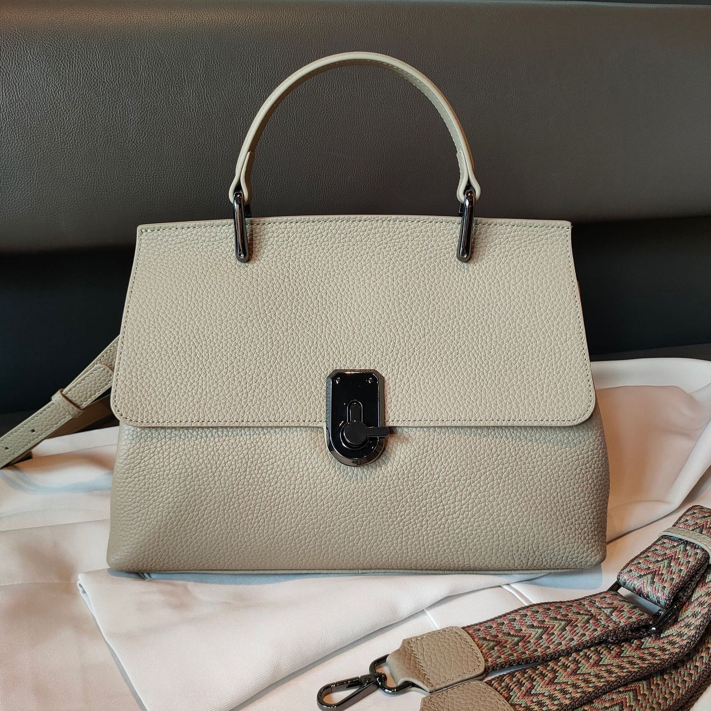 High Sense First Layer Cowhide Tide Retro Bags