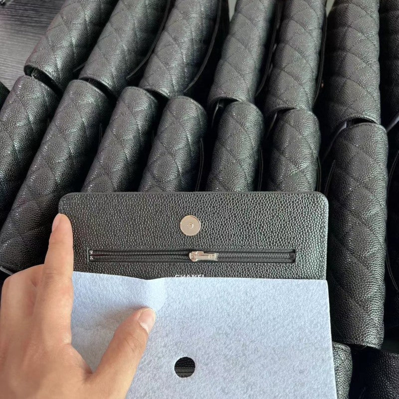Women's Classic Style Chain Diamond Plaid Caviar Shoulder Bags