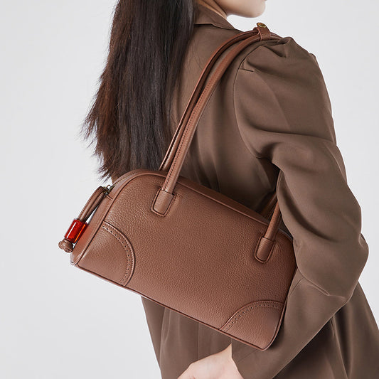 Women's Design Large Capacity Leather Underarm Cowhide Shoulder Bags