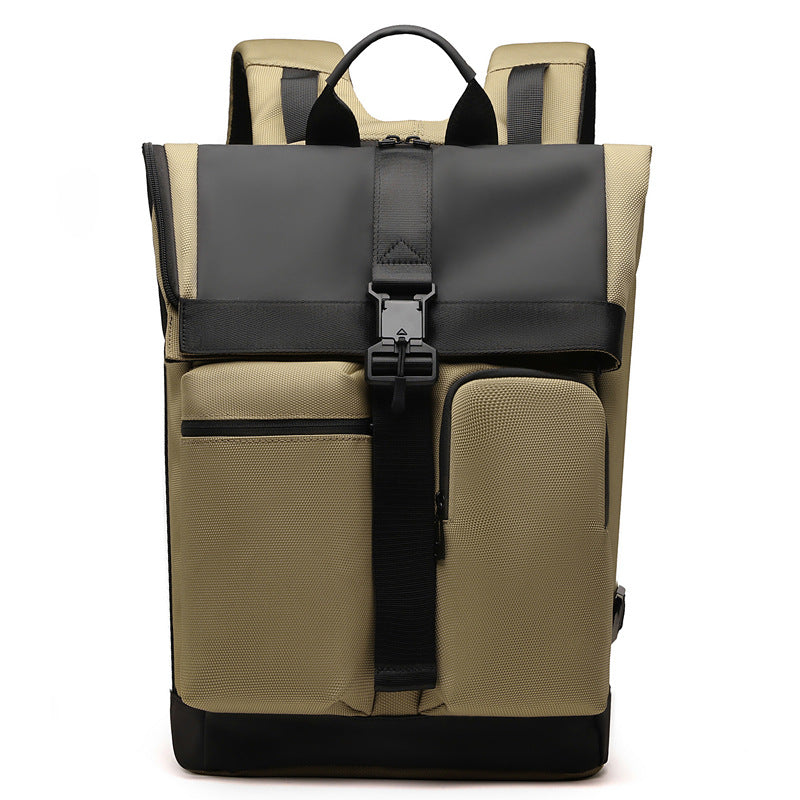 Men's Computer Waterproof Oxford Cloth Tide Backpacks