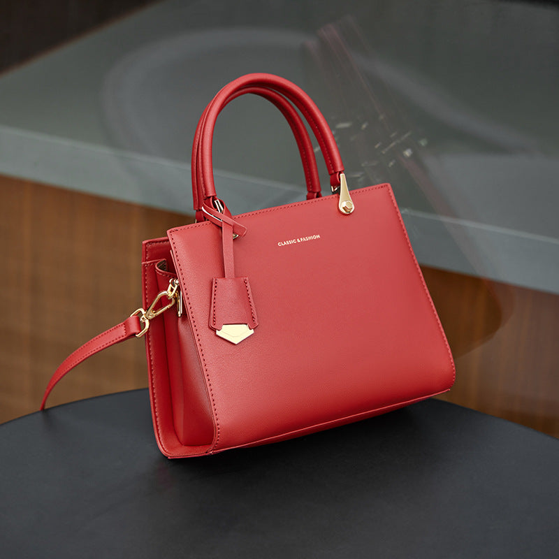 Women's Leather For Mom High-grade Light Luxury Handbags