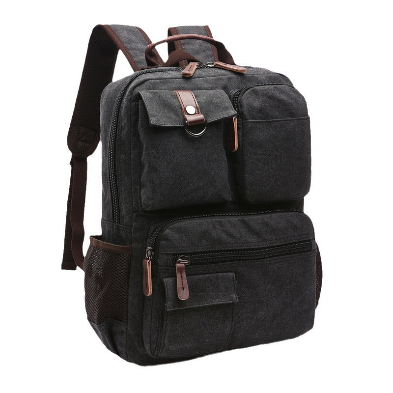 Canvas Durable Retro Large Capacity Junior Backpacks