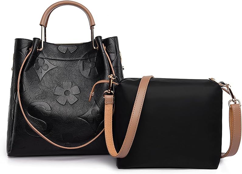 Women's High-grade Large Capacity Fashion Embossing Shoulder Bags