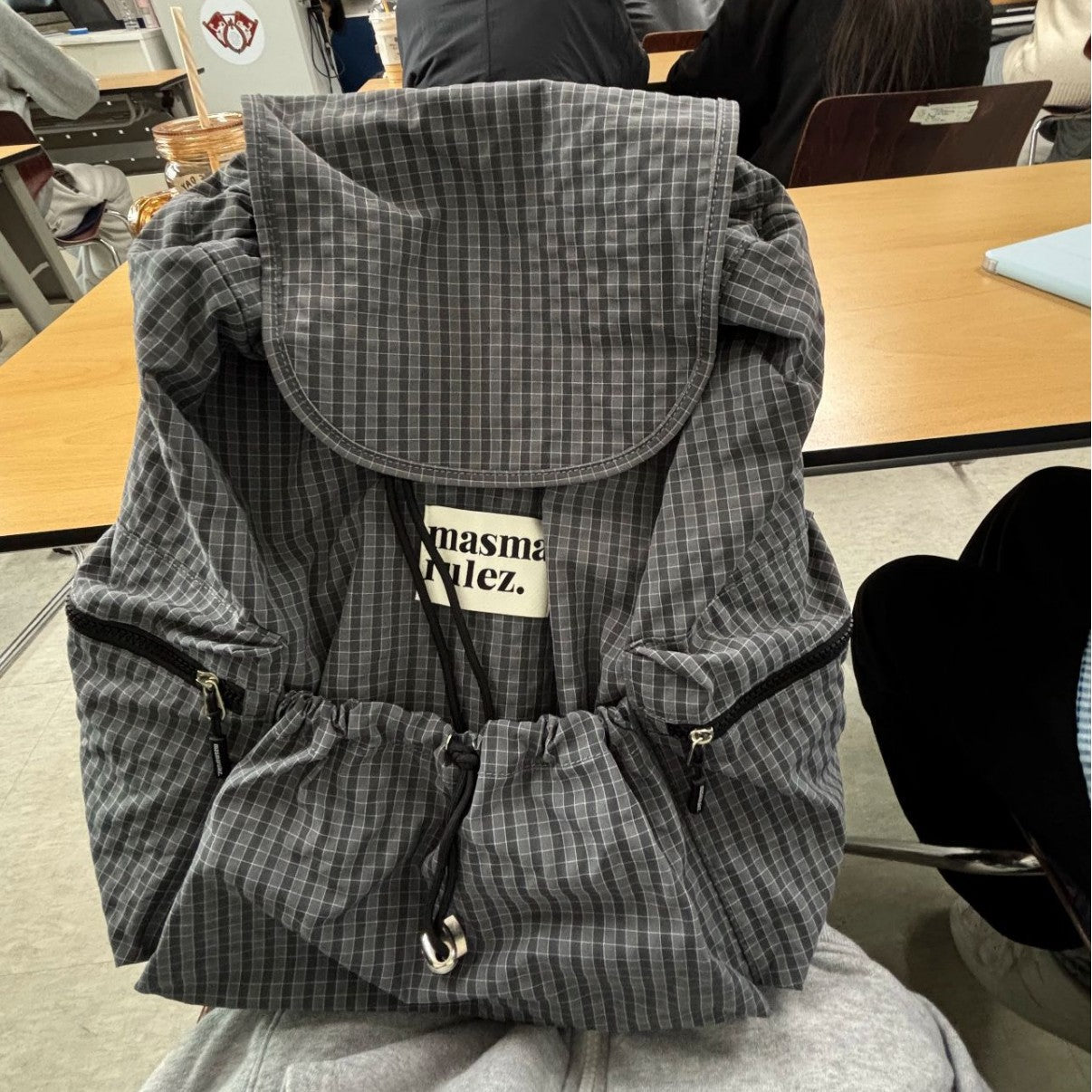 Women's & Men's & Plaid Striped Large Capacity Lightweight Backpacks