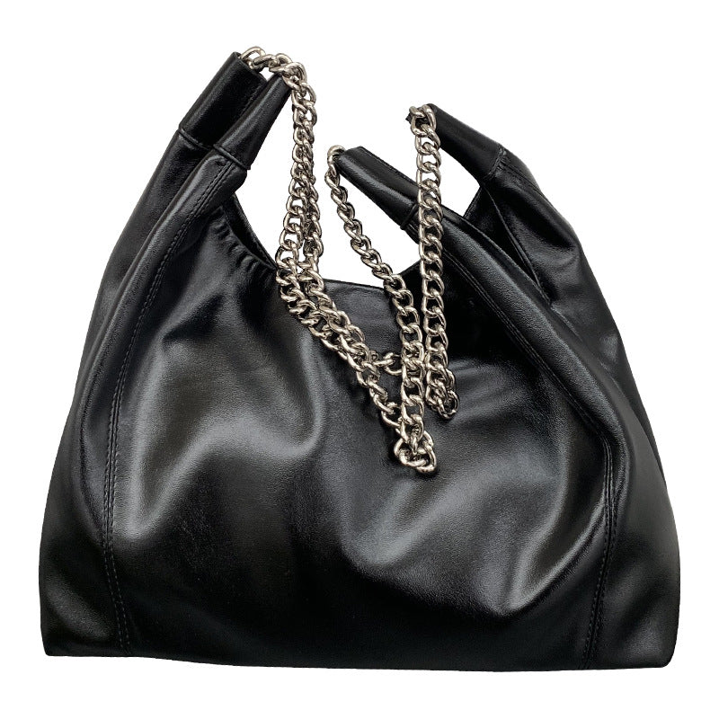 Women's Ge Textured Western Style Simple Large Capacity Shoulder Bags