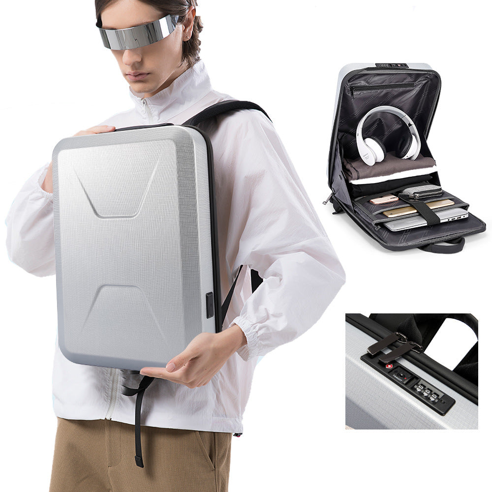 Men's Hard Shell Business Waterproof Computer Backpacks