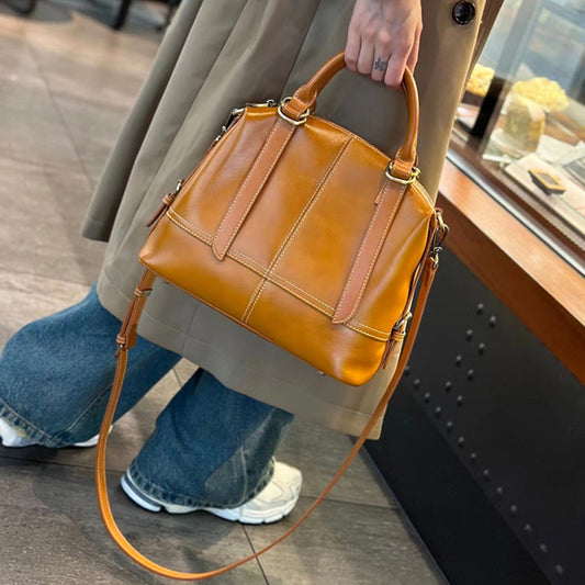 Women's Cowhide Large Capacity High-grade Elegant Handbags