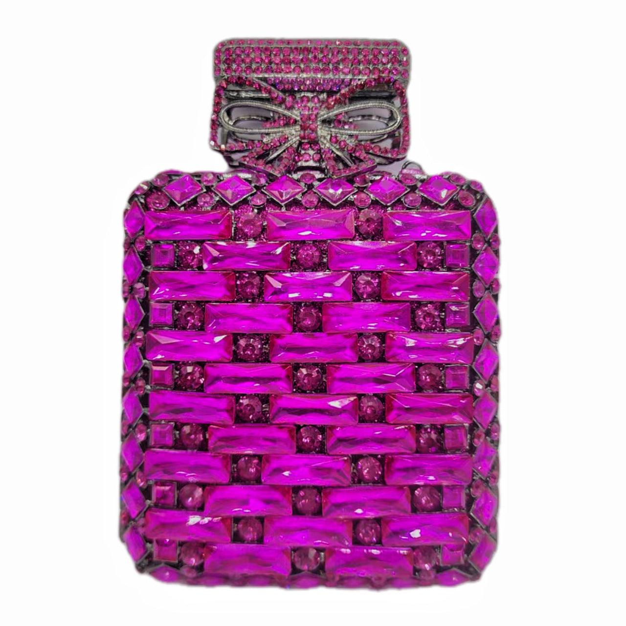 Perfume Bottle Diamond Clutch Banquet Crystal Evening Bags