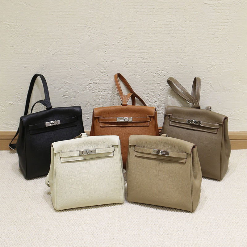 Women's Kelly Genuine Leather Commute Fashion Bags