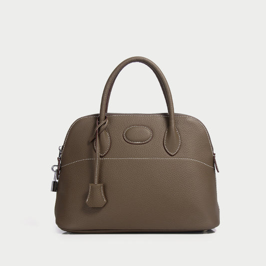 Women's First Layer Cowhide Leather Shell Handbags