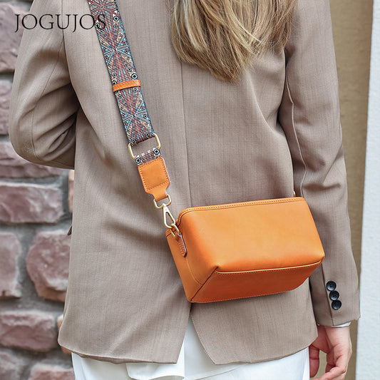 Women's Genuine Leather Large Capacity Horizontal High-grade Shoulder Bags