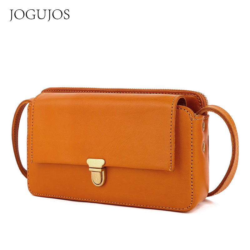 Women's High Texture Simple Fashion Genuine Leather Crossbody Bags