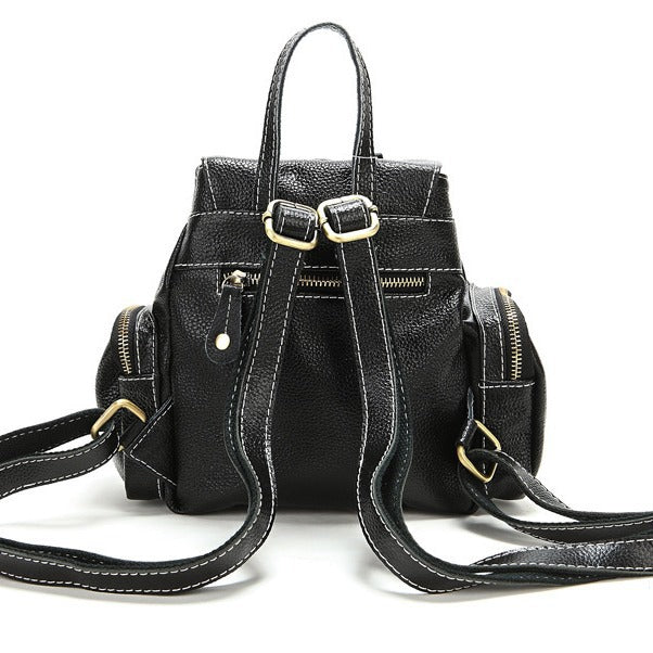 Women's Style Show Genuine Leather First Layer Backpacks