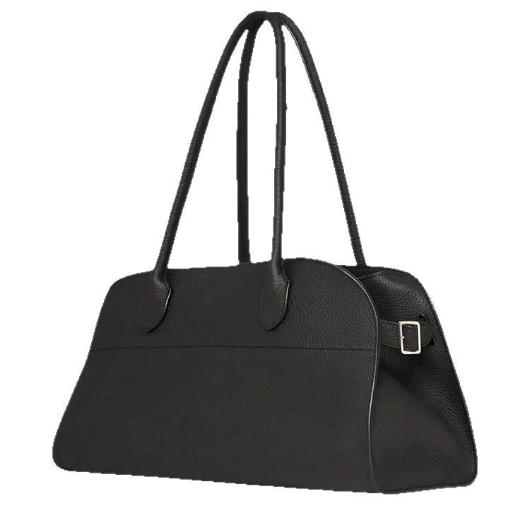 Horizontal Layer Cowhide Portable Large Capacity Shoulder Bags