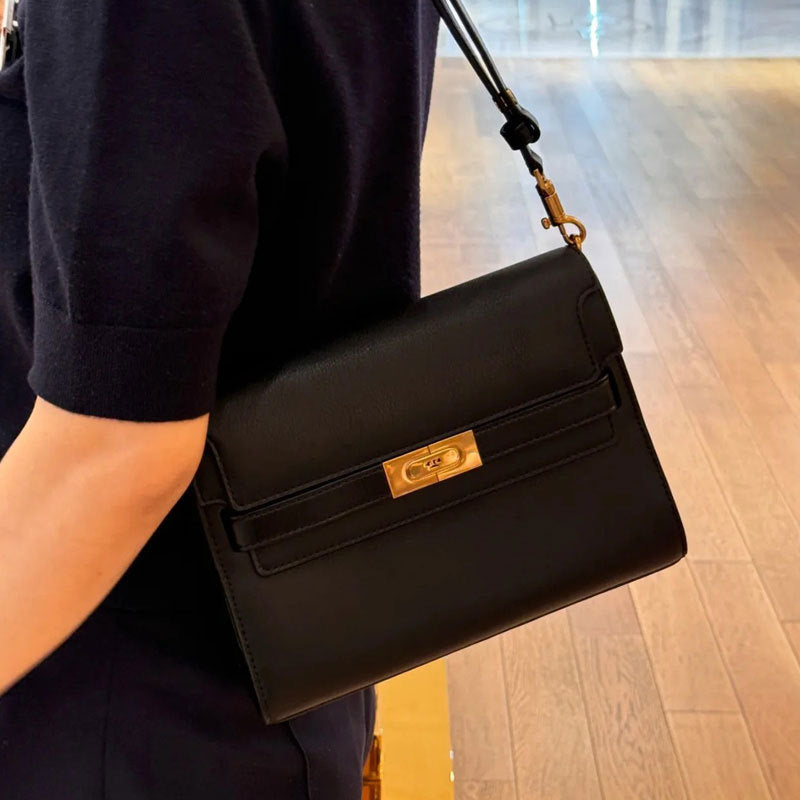 Women's Large Glass Kelly Underarm Leather Bags