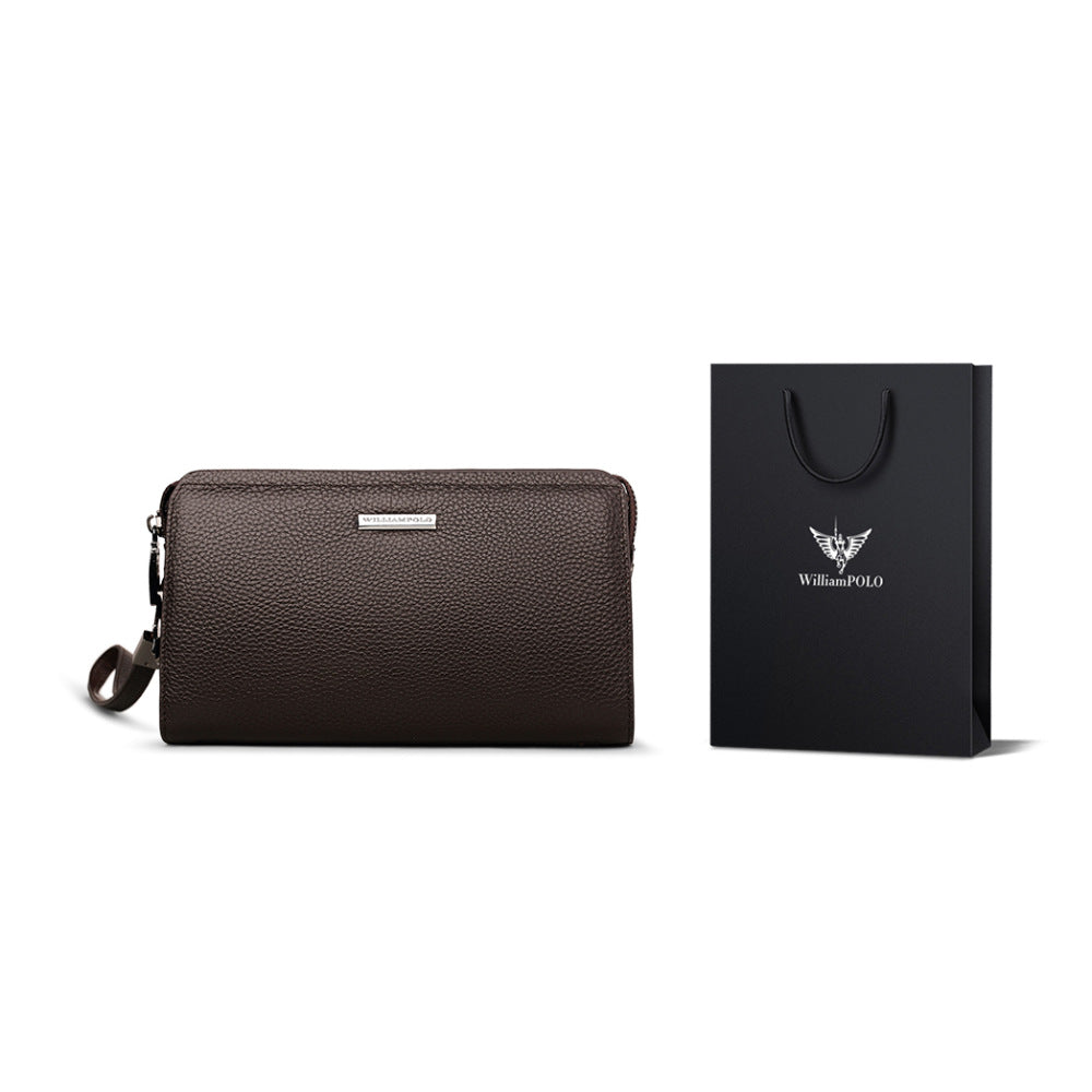 Men's Emperor Paul Clutch Leather Password High-grade Men's Handbags