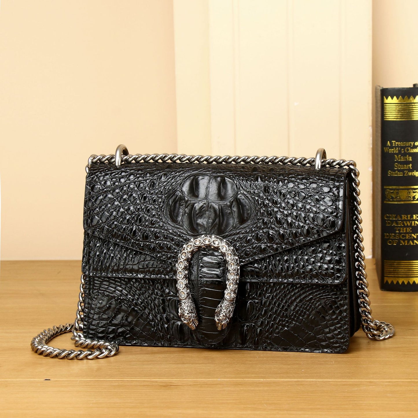 Women's Pattern Skull Dionysian Chain Fashionable Crossbody Bags