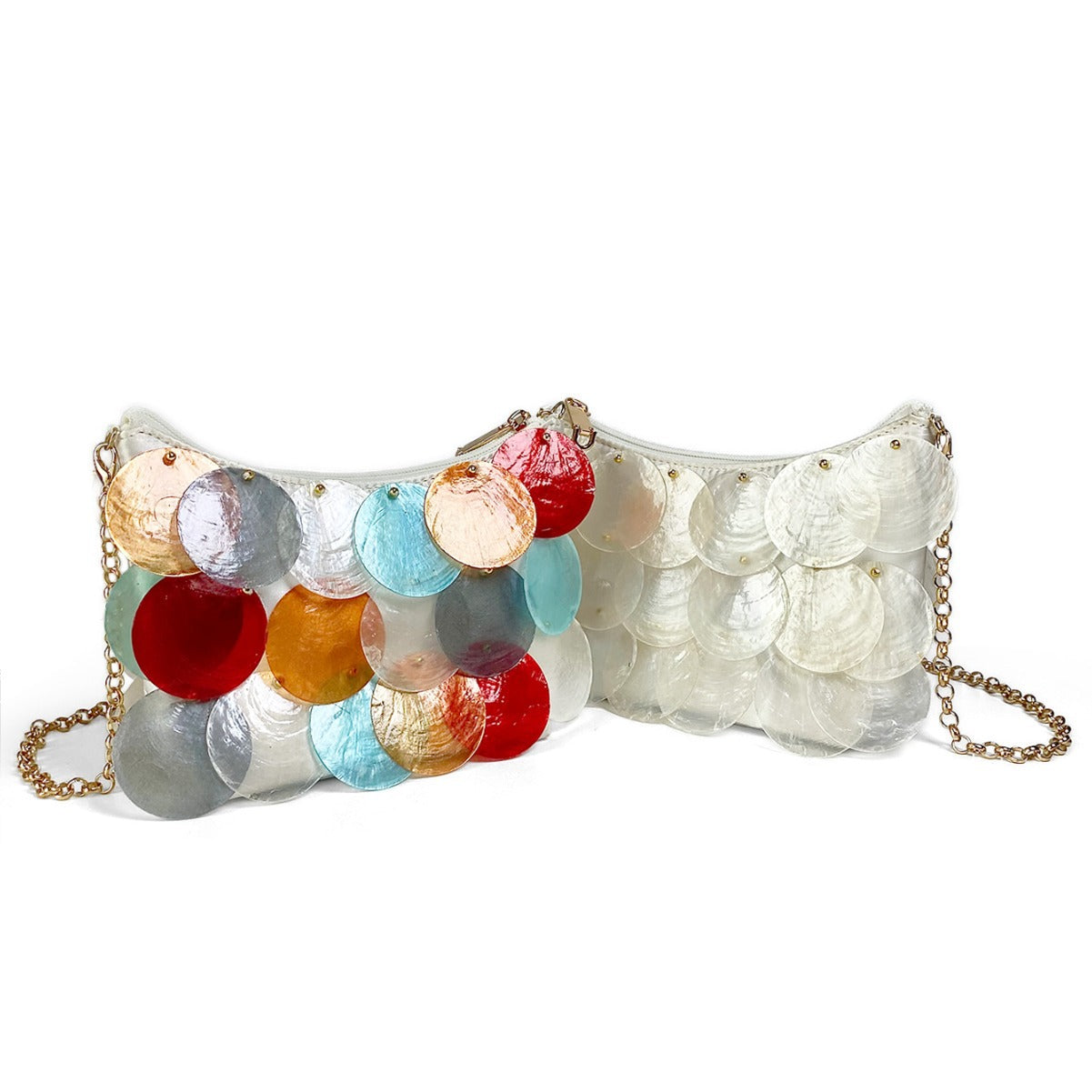 Fresh Fairy Shell Sequined Chain Hand-woven Crossbody Bags
