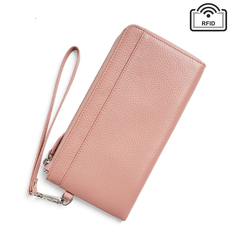 Women's Fashion Leather Long Zipper Hand Carrying Ladies Wallets