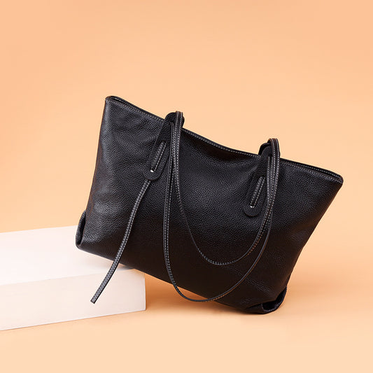 Women's Genuine Leather Cowhide Large Capacity Fashion Shoulder Bags