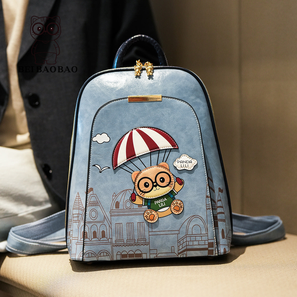 Elegant Pretty Women's Versatile Commuter Cartoon Backpacks