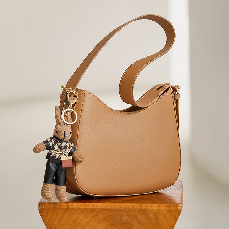 Women's Fashionable High-grade Underarm Genuine Leather Shoulder Bags