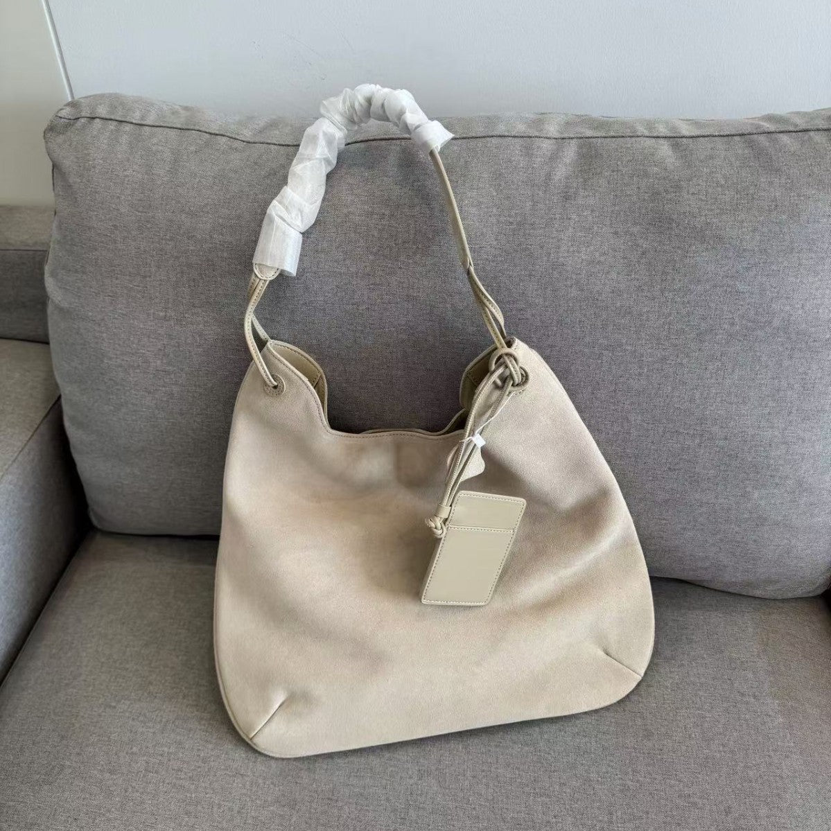 Classy Pretty Capacity Frosted Cowhide Leather Shoulder Bags