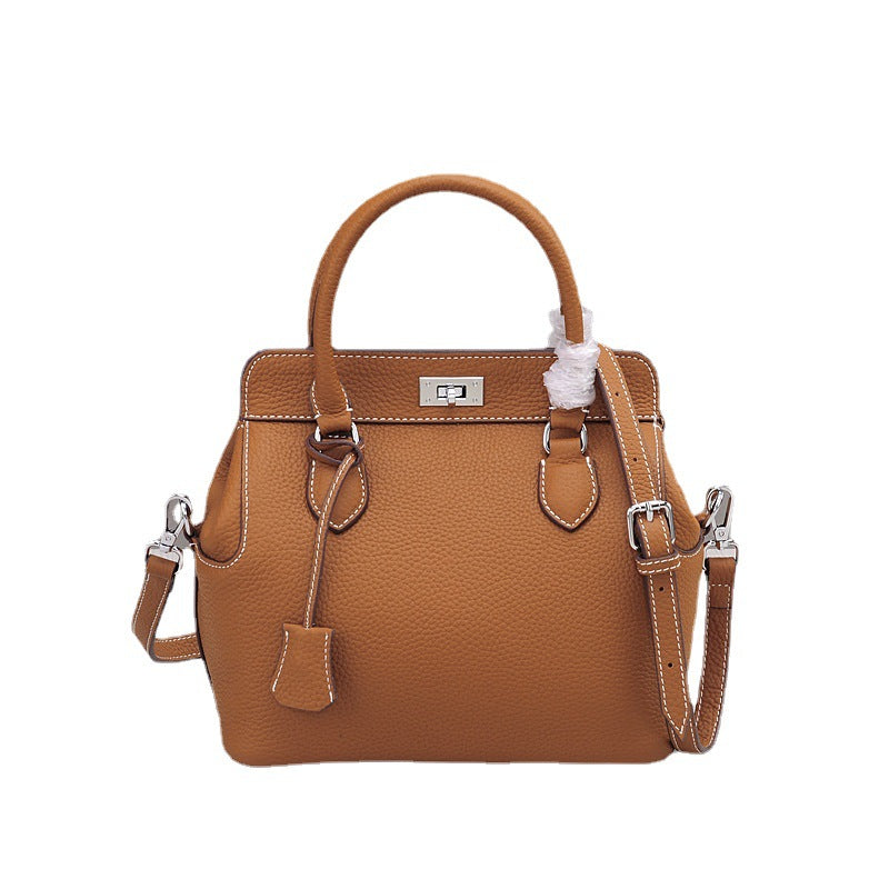 Women's Top Layer Cowhide Fashion Large Capacity Handbags