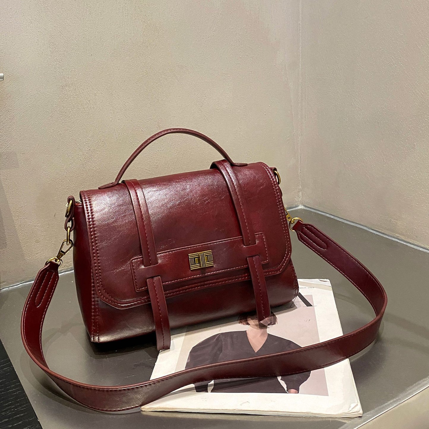 Women's Retro For Envelope Artistic Large Shoulder Bags