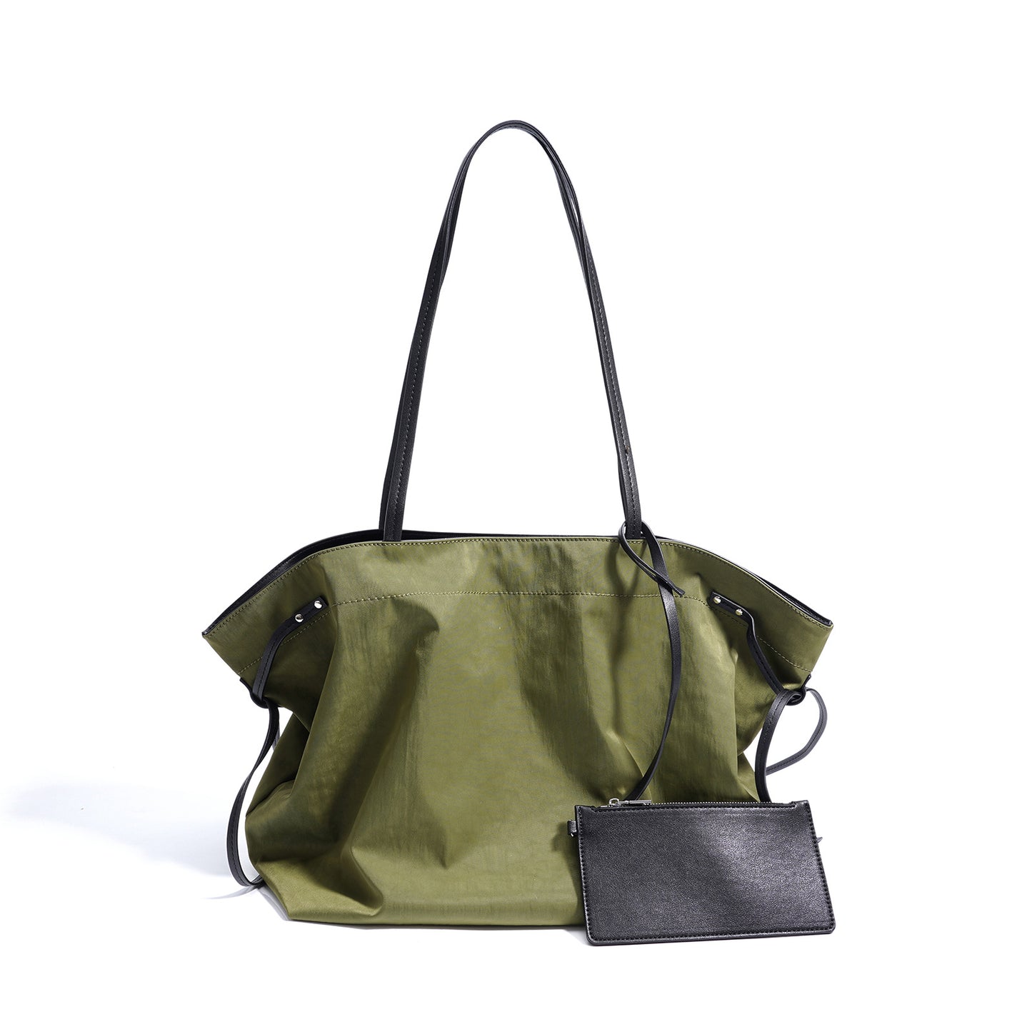 Nylon Contrast Color Large Capacity Idle Handbags