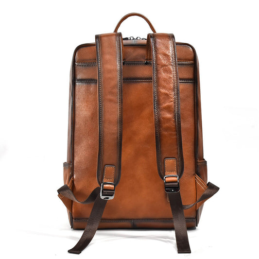 Women's & Men's & Leather Vegetable Tanned Brushed Retro Bags