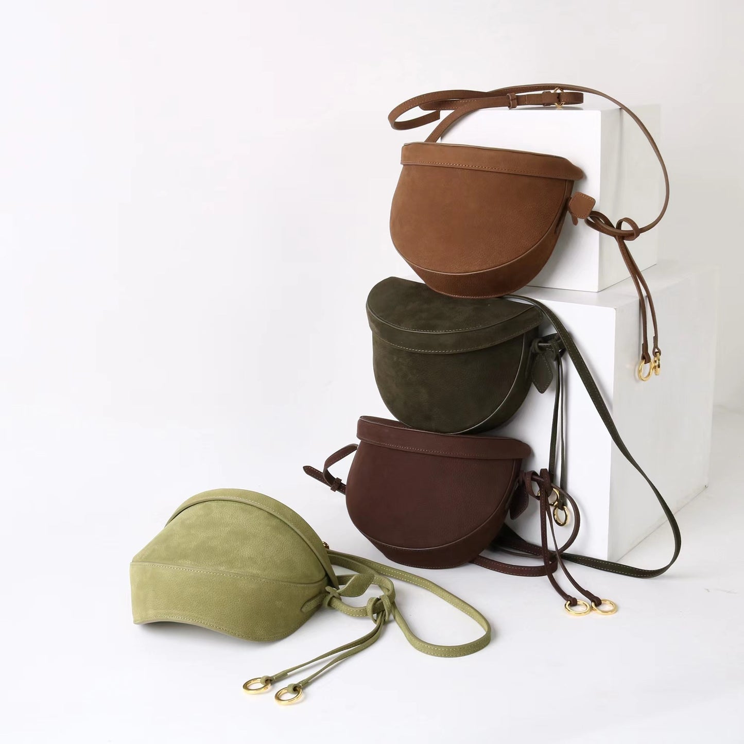 Saddle Hobos Minimalist Retro Deer Pattern Bags