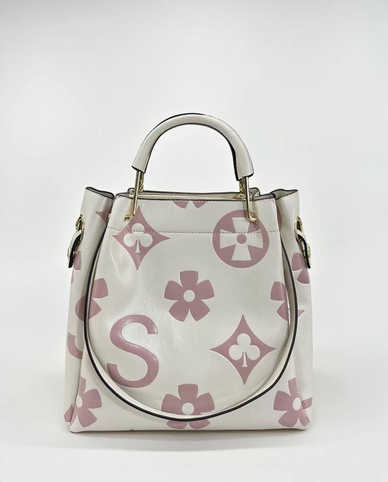 Women's High-grade Large Capacity Fashion Embossing Shoulder Bags