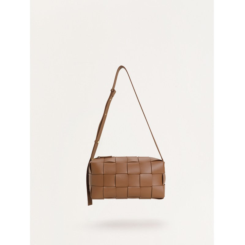 Women's Niche Leather Large Capacity Simple Stylish Shoulder Bags