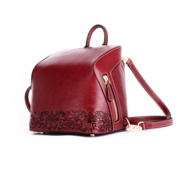 Women's Summer Artistic National Style Leather Goods Luggage