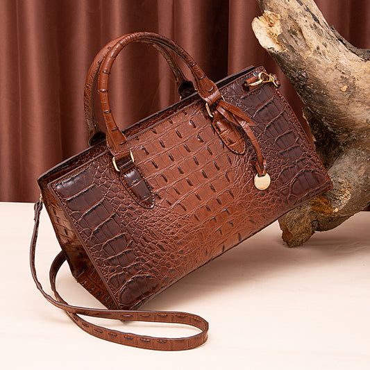 Women's Fashion Portable Retro Pattern Brahmin Handbags