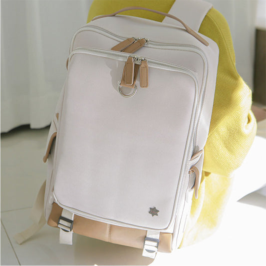 Three-dimensional Fixed Waterproof Simple Korean Style Backpacks